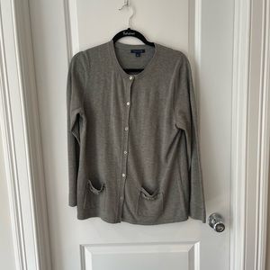 tommy Hilfiger gray women’s cardigan size Large